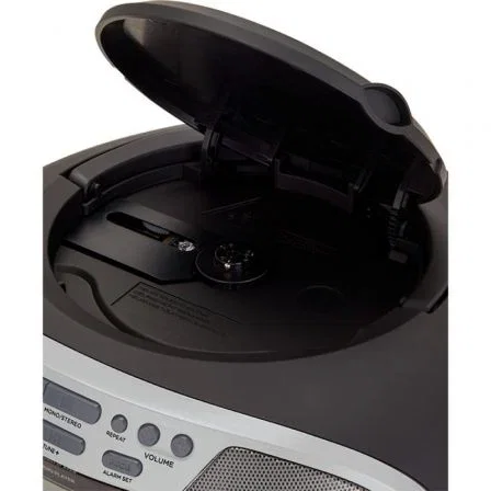 Aiwa BBTU-400SL Boombox Plateada con CD, Bluetooth, Radio FM y USB Aiwa BBTU-400SL Boombox Plateada con CD, Bluetooth, Radio FM y USB